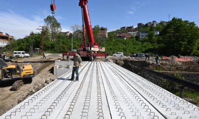 Sanayi Köprüsü Bitme Aşamasına Geldi.
