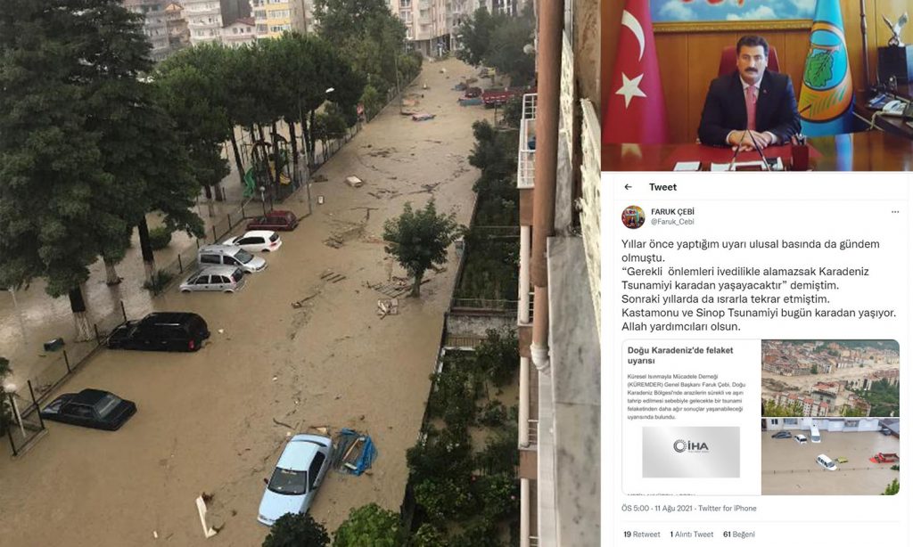 Faruk Çebi’den “karadan tsunami” uyarısı